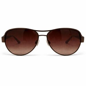 OC by Oleg Cassini Women’s Brown Gradient Slim Oval Sunglasses Women’s Y2K